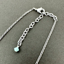 Load image into Gallery viewer, Cross Cluster Necklace with Apatite and Pearls