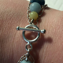 Load image into Gallery viewer, Apatite, Amazonite, and Jade Bracelet