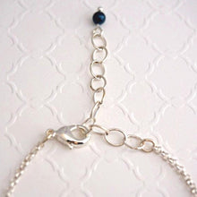 Load image into Gallery viewer, Swarovski Graphite Crystal and Petrol Pearl Necklace