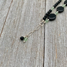 Load image into Gallery viewer, Black & Green Double Strand Bracelet