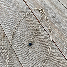 Load image into Gallery viewer, Teal Cluster Necklace with Swarovski Crystals and Pearls