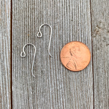 Load image into Gallery viewer, Silver Filled Ear Wires, Front Loop, TierraCast, 1 Pair, Beader, Crafter, Jewelry Repair, Earrings
