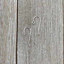 Load image into Gallery viewer, Silver Filled Ear Wires, Front Loop, TierraCast, 1 Pair, Beader, Crafter, Jewelry Repair, Earrings