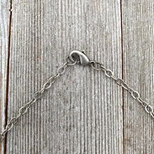 Load image into Gallery viewer, Spring Crystal Framed Necklace, Swarovski, Antique & Matte Silver, Bright Colors, Summer, Easter, For Women, Gift