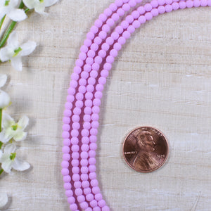 3mm Druk Alabaster Soft Magenta