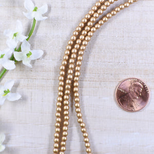 3mm Druk Metallic Aztec Gold