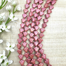 Load image into Gallery viewer, 9mm Daylily Picasso with Metallic Raspberry Finish
