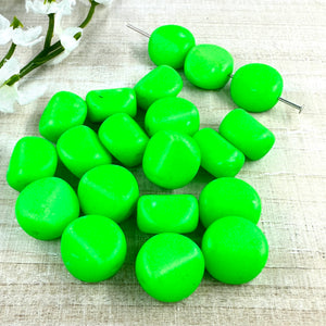 12mm Nugget Neon Green