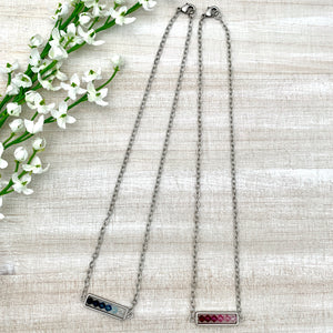 Pink Ombre and Blue Ombre Necklaces for Teresa