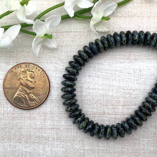 2x6mm Disc Black with Picasso Finish