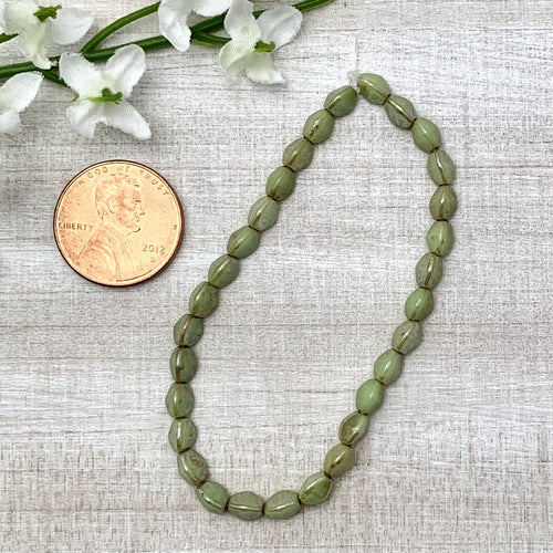 5mm Pinch Sage with Picasso Finish
