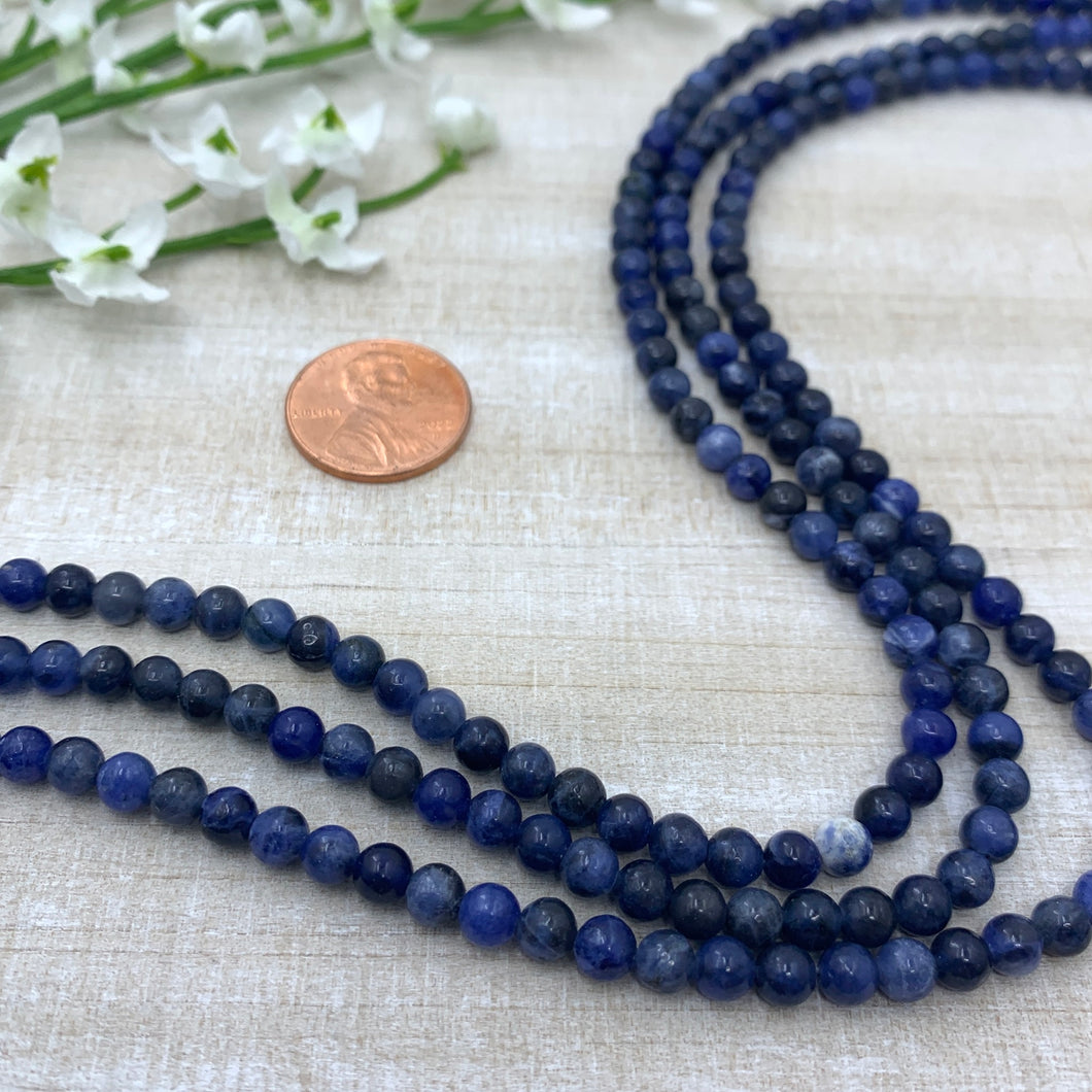 Sodalite 4mm Round