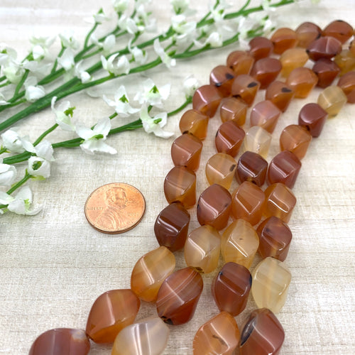 Carnelian 10x13mm Twist