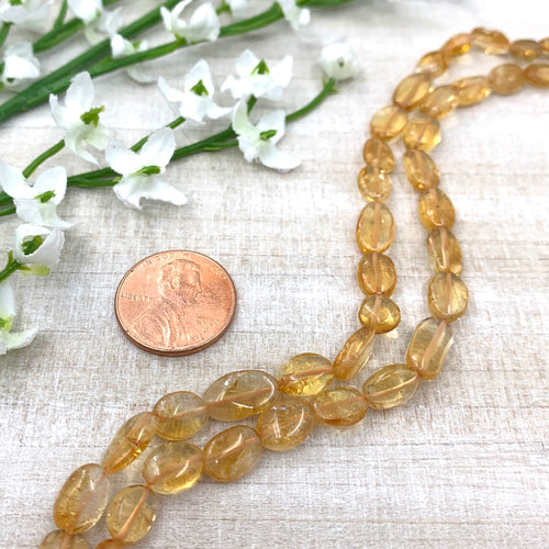 Citrine ~6x9mm Oval