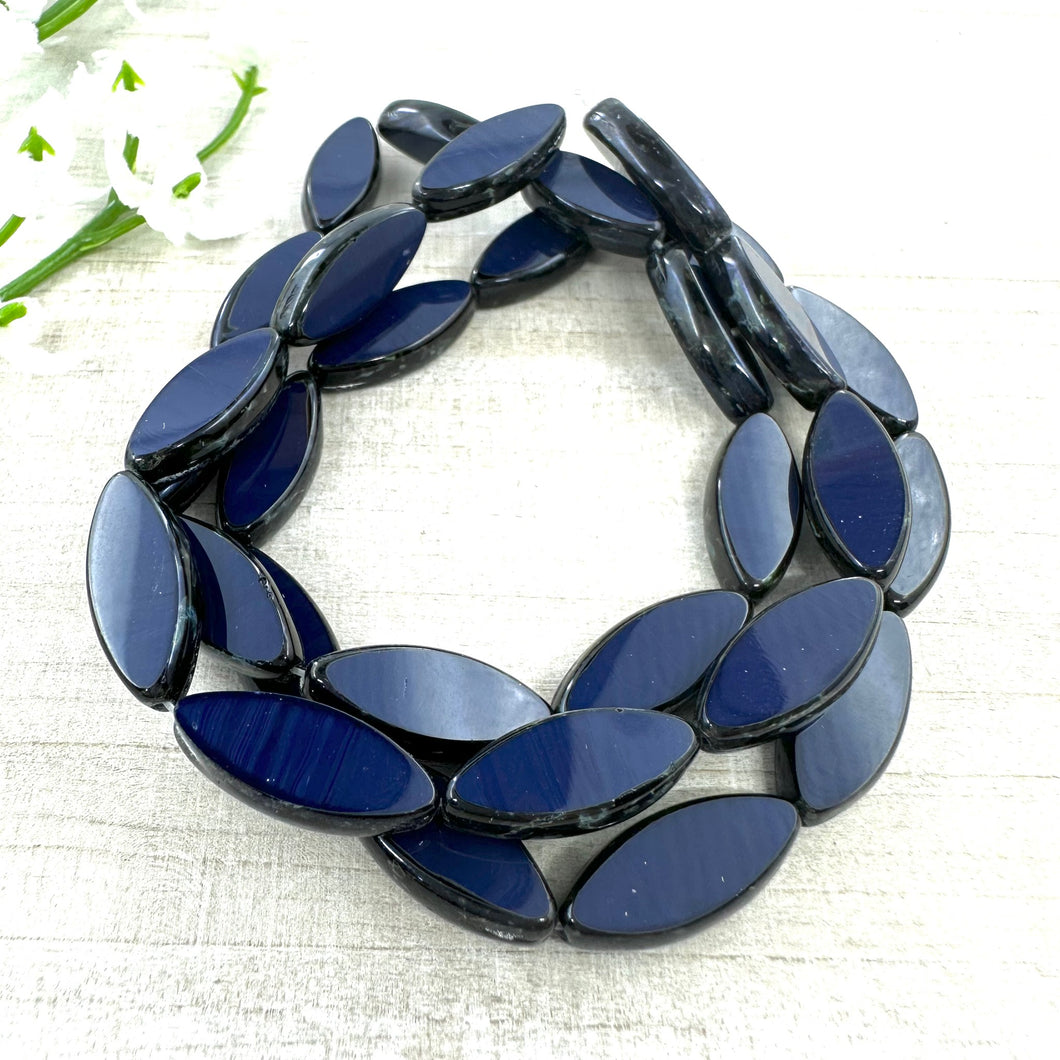 7x18mm Spindle Navy with Picasso Finish