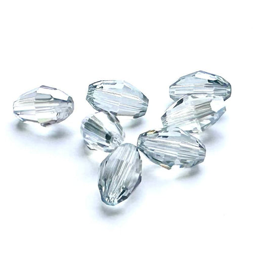 Preciosa Crystal 7.5x5mm Rice Lagoon