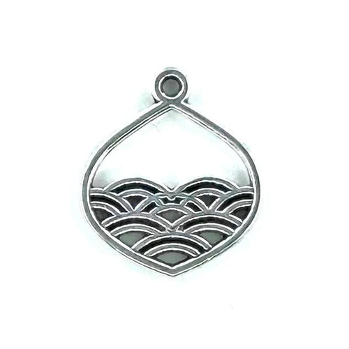 Fancy Pointed Oval 20x17.5 Charm