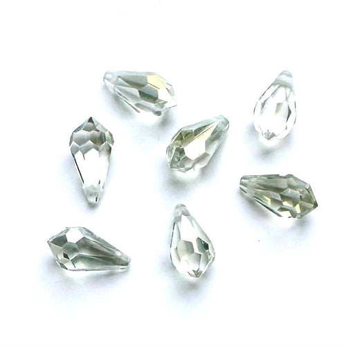 Preciosa Crystal 5.5x11mm Drop Viridian